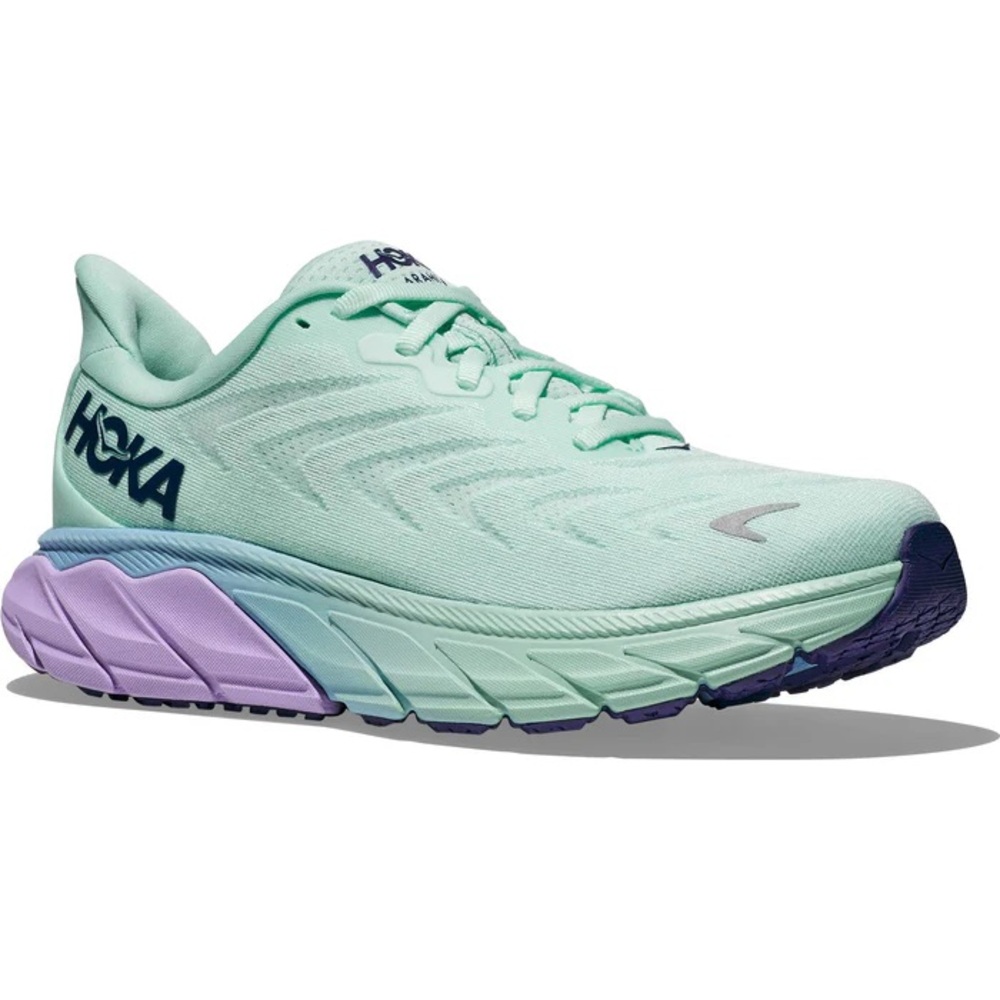 Womens Hoka Arahi 6 in Sunlit Ocean/Lilac Mist
